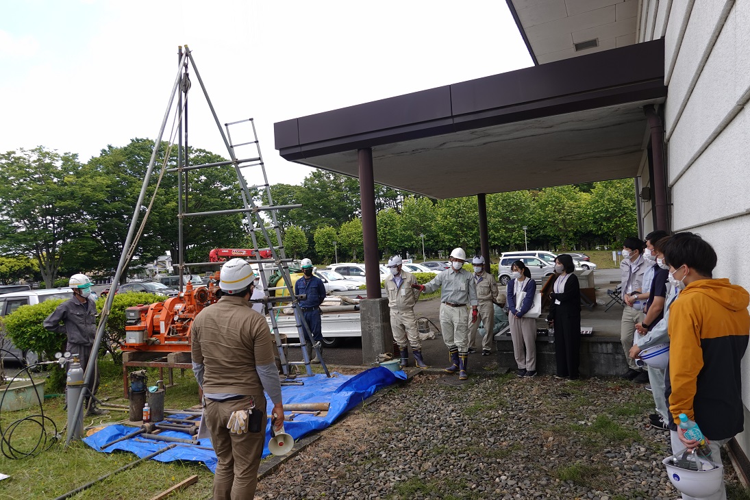 講習会 現場実習の様子